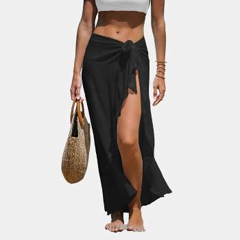 Shan Lettuce Edge Sarong Solids and Prints - Jerrie Shop - Where It's Beach  Season All Year 'Round! Swimwear, Coverups and Accessories - Long Island -  NY