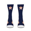 MLB Houston Astros Large Crew Socks: Cushioned Heel & Toe, Team Logo Design - 3 of 4