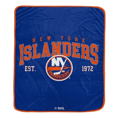 NHL New York Islanders Vintage Arch Block Ultra Soft Blanket