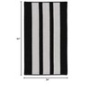 Colonial Mills Everglades Vertical Stripe - Black Shadow 3 Ft x5 Ft Rectangle Rug Indoor/Outdoor 100% Polypropylene - 2 of 4