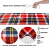 Waterproof Pet Blanket - 50x60 Reversible Plaid Throw Protects Couch, Car, Bed from Spills, Stains, or Fur - Dog and Cat Blankets by Petmaker (Red) - 3 of 4