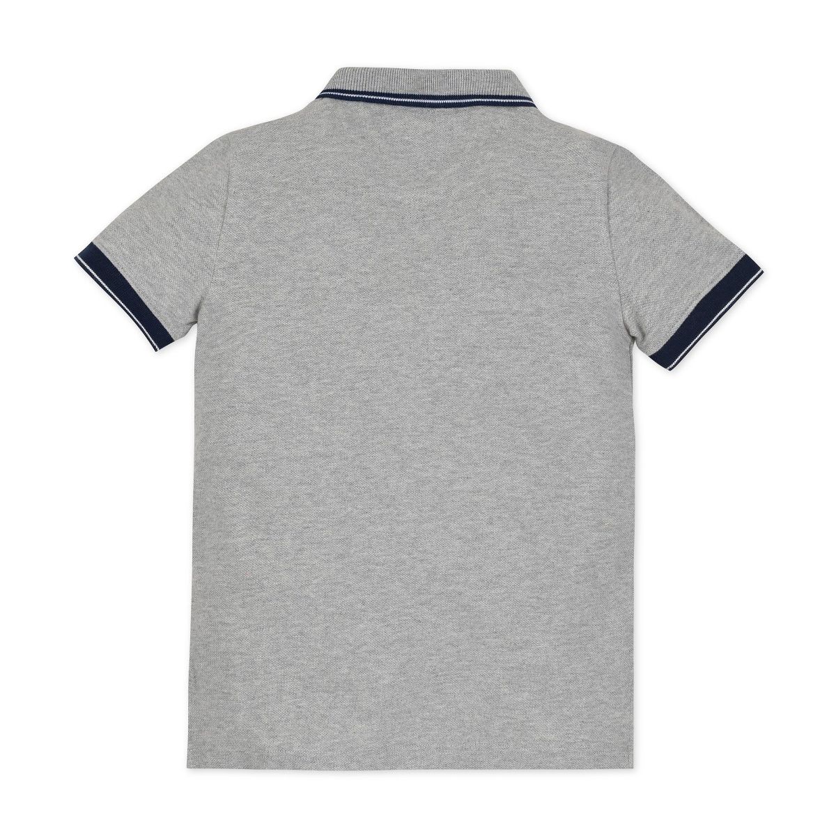 Hope & Henry Boys' Short Sleeve Knit Pique Polo Shirt, Infant - thumbnail 3