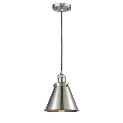 Appalachian - 1 Light Cord Hung Mini Pendant In Traditional Style-10 Inches Tall and 8 Inches Wide