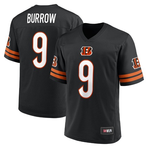 Black Nike NFL Cincinnati Bengals Burrow #9 Jersey