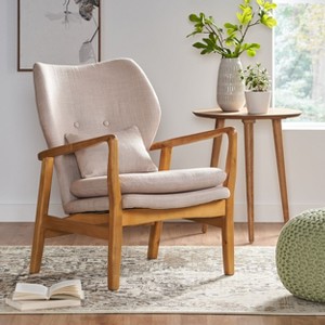 CAVINAS Modern Lounge Chair,Premium Comfort Armchair,Modern Accent Chair for Living Room,Bedroom,Apartment - 1 of 4
