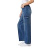WallFlower Women's Tomboy Relaxed Cargo Denim Mid-Rise Insta Stretch Juniors Jeans - 3 of 4