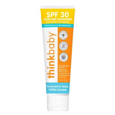 thinkbaby SPF 30 Clear Zinc Sunscreen - 3 fl oz