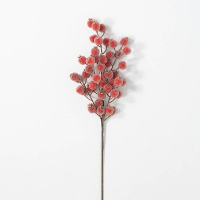 Sullivans Artificial 24.5" Red Berry Stem