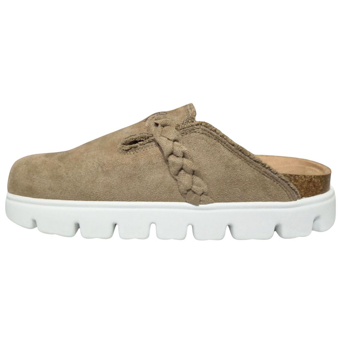 Женские сабо Very G Womens Cali Mule Slip On Shoe, Taupe (8) — фото 3
