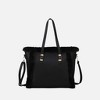 MKF Collection Liza Vegan Leather with faux fur Women’s Tote Bag by Mia K - 2 of 4