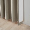 PAGED Curtains Twist Tab Lined Window Curtain Total Blackout Panel Privacy Assured for Bedroom, Living Room, L84, Pewter - 2 of 4