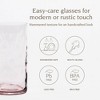 over&back 17.5 fl oz Hammered Glass Tall Tumbler - 3 of 4