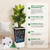 23" Tall Planter Set of 2, High Front Porch Planter Pots with Drainage Holes＆Water Level Monitor＆Inner Bucket, Automatic Watering - 3 of 4