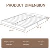 Low Bed Frame 6 Inch Heavy Duty Metal Platform Bed Frame Low Profile, Mattress Foundation, No Box Spring Needed - 3 of 4