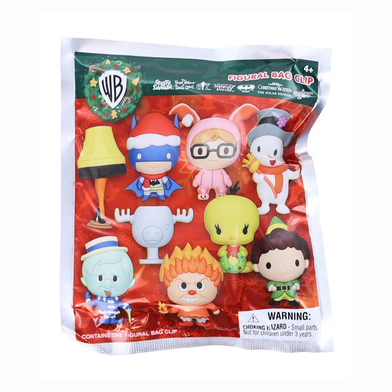 Monogram International WB Christmas 3D Foam Bag Clip | 1 Surprise, 1 of 4
