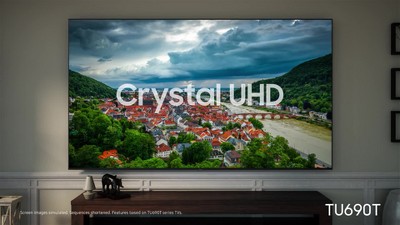SAMSUNG 50 Class TU690T Crystal UHD 4K Smart TV powered by Tizen