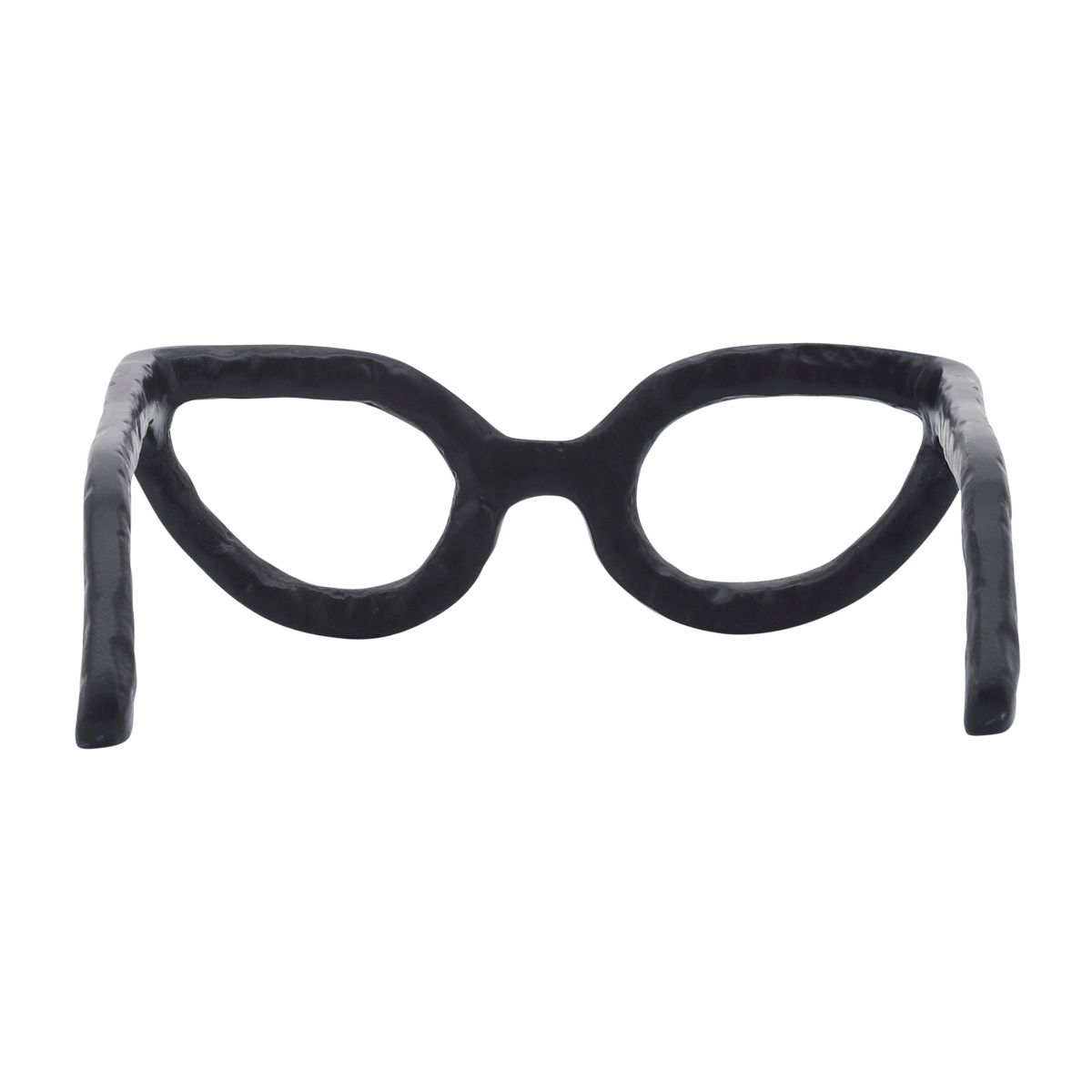 Sagebrook Home Abstract Glasses Aluminum Sculpture Decoration - thumbnail 9