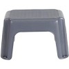 Rubbermaid Durable Roughneck Plastic Family Sturdy Small Step Stool, White - 3 of 4