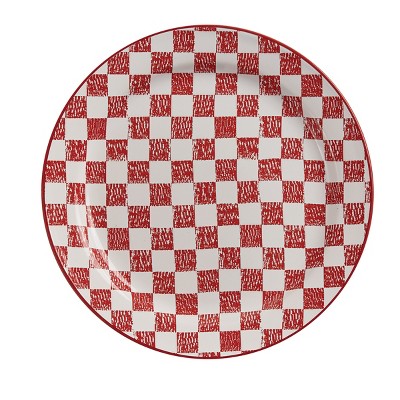 Park Designs Check Chicken Coop Dinner Plate Set of 4