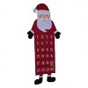 Transpac Fabric 38.58 in. Multicolor Christmas Santa Calendar - 2 of 4