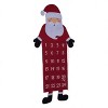 Transpac Fabric 38.58 in. Multicolor Christmas Santa Calendar - image 2 of 4