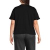 Lands' End Women's Oversized Supima Short Sleeve Crew Neck T-Shirt - 2 of 3
