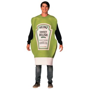 Imposta Costumes Adult Heinz Relish Squeeze Bottle Costume Bodysuit One Size Green - 1 of 1