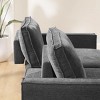 Nebula Vortex 99.6" W Comfort & Modern Square Arm Sofa with Two-Position Sliding Reclining Back - 4 of 4