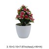 Unique Bargains Fake Plants Five-Leaf Cinquefoil Plant Plastic 3.15"x3.15"x7.87" 1 Pcs - 3 of 4