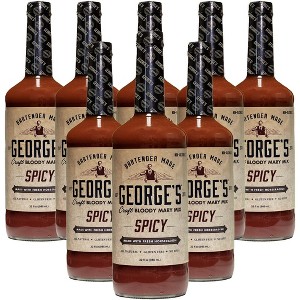 George’s Beverage Company Spicy Bloody Mary Mix - 1L Bottle - Gluten Free, All Natural Mixer - 1 of 3