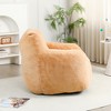 Airsurfer Bean Bag Chair with Armrests, Stuffed with High-Density Foam, Comfy Lazy Sofa for Adults in Living Room - 3 of 4