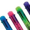 8-Color Multicolor Pens (4 Pack) - Retractable, Assorted Barrels, Black Ink - image 3 of 3