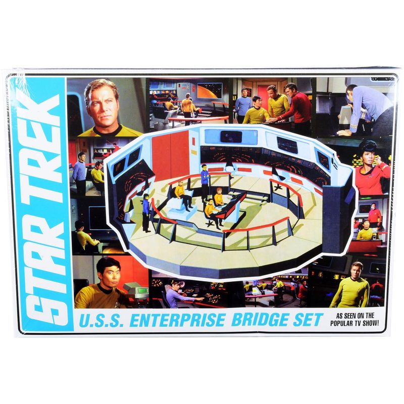 Skill 2 Model Kit U.S.S. Enterprise Command Bridge Set "Star Trek" (1966-1969) TV Show 1/32 Scale Model by AMT, 1 of 5