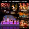 Vynxaria 20/37/24-Inch Wine Racks, Illuminated Liquor Display Shelf with App & Remote Control, 2/3-Step Freestanding for Home Bar - 2 of 4