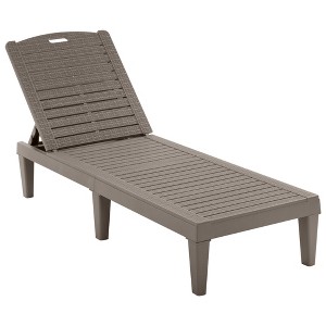 Dexmalle Set of 2 Patio Chaise Lounges with Adjustable Backrest - 1 of 4