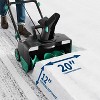 TackView Corded Electric Snow Blower with Dual LED Lights, Brushless Motor 20" Width 180° Rotating Chute, 25ft Throwing Distance for Driveways - 2 of 4