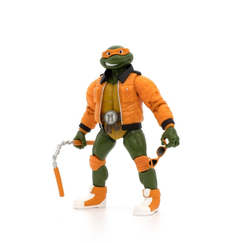 The Loyal Subjects Teenage Mutant Ninja Turtle Michelangelo Street Windbreaker Action Figure, 4 of 8