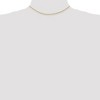 Black Bow Jewelry 1.3mm, 14k Yellow Gold, Diamond Cut Rope Chain Necklace - 2 of 4