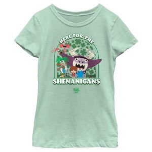 Girl's Foster's Home for Imaginary Friends Here for the Shenanigans T-Shirt - 1 of 4