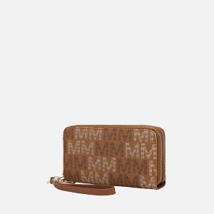 MKF Collection Hofstra M Signature Wristlet Wallet Vegan Leather Card Slots by Mia K - 1 of 4