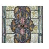 Chloe Lighting Avalon Tiffany-Glass Victorian Window Panel 18X25 - 3 of 3