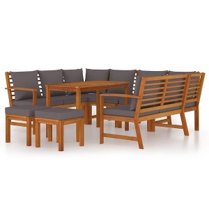 vidaXL Patio Dining Set Solid Wood Acacia - 1 of 4