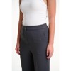 Lafidi Women’s High-Rise Cropped Pants – Straight Leg Business Casual Trousers with Slash Pockets and Elastic Back Waist - 4 of 4