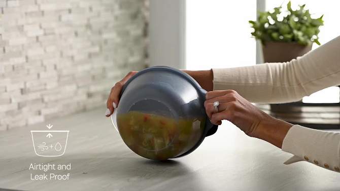 Tupperware Store Serve &#38; Go - 5.75C Round Divided Food Container with Vent, 2 of 11, play video