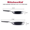 KitchenAid 2pk Hard Anodized Nonstick Skillets Black: Fry Pans, Even-Heating, Silicone & Stainless Steel Handles, Oven-Safe - image 3 of 4