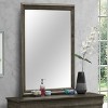 GlasFlength Decorative Wall Mirrors Contemporary Framed Mirror with Warm Finish Simple Design for Modern Interiors Living, Gray, 38"*1"*38" - 2 of 4