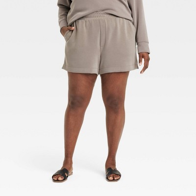 Women's High-Rise Sandwash Pull-On Shorts - A New Day™