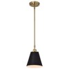 Nuvo Lighting Dover 1 - Light Pendant in  Black/Vintage Brass - 3 of 4