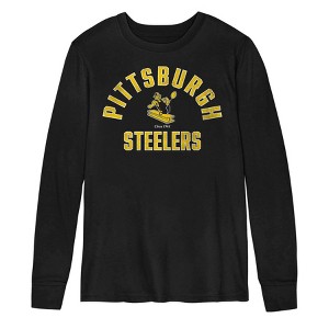 NFL Pittsburgh Steelers Boys' Long Sleeve Core T-Shirt - 1 of 1