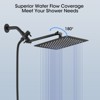 PAGED Rain Shower Head Wall Mounted Hand Held Shower Head with 5-Spray Patterns for Bathroom - 3 of 4